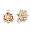 Golden Plated Alloy Charms LS-X-PALLOY-L228-013G-2