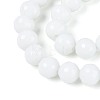 Opaque Solid Color Glass Bead Strands GLAA-R095-P10mm-01-3