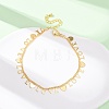Brass Charm Bracelets BJEW-C140-06G-2