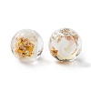 Handmade Gold & Silver Foil Lampwork Beads GLAA-G107-07B-14-3