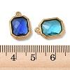 304 Stainless Steel Rhinestone Pendants STAS-P453-06G-M-3