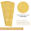 Self Adhesive Gold Foil Embossed Stickers DIY-WH0211-212-2