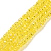 Electroplate Glass Beads Strands X1-EGLA-A034-T8mm-L02-1