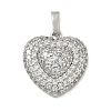 Brass Micro Pave Cubic Zirconia Pendants KK-CBA74BF-12P-02A-1