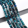 Natural Chrysocolla and Lapis Lazuli Beads Strands G-T141-65-1