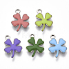 201 Stainless Steel Enamel Charms STAS-N088-18-2