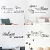 PVC Quotes Wall Sticker DIY-WH0200-005-6