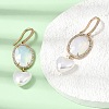 Brass Micro Pave Cubic Zirconia Dangle Earrings EJEW-G471-10G-4