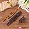 3Pcs 3 Styles Imitation Leather Cord Bracelets for Men BJEW-CL0001-54B-4