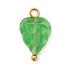 Czech Glass Charms PALLOY-JF04468-01-3