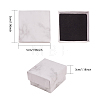 Paper Cardboard Jewelry Ring Boxes LS-CBOX-E012-05A-2