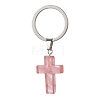 Synthetic & Natural Mixed Gemstone Keychains KEYC-JKC00729-3
