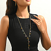 Alloy Plastic Teardrop Charms Earrings & Necklaces Sets for Women EK3257-1