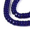 Opaque Solid Color Glass Beads Strands X-GLAA-N026-3x6mm-09-3