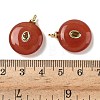 Dyed Natural White Jade Pendants G-H328-05G-A08-3