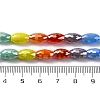 Electroplate & Gradient Color Glass Beads Strands LAMP-M023-04B-5