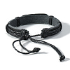 PU Leather Cord Adjustable Bracelets PW-WG59871-01-2