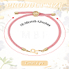 1Pc Adjustable Nylon Cord Slider Bracelets for Women BJEW-LP0001-32R-03-2