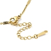 304 Stainless Steel Curb Chain Butterfly Lariat Necklaces for Women NJEW-G141-02G-3