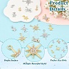 16Pcs 8 Styles Brass & Alloy & Rhinestone & Cubic Zirconia Pendants Sets FIND-YW0011-28-5