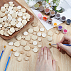 180Pcs 3 Styles Wooden Beads WOOD-SP0002-04-3