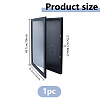 Rectangle Wood T-shirt Display Magnetic Boxes with Visible Window AJEW-WH0609-729-2