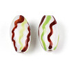 Handmade Porcelain Beads PORC-T134-15B-3