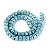 Anti-Tarnish Electroplate Glass Beads Strands GLAA-T025-10mm-11T-3