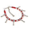 Bohemian Teardrop Alloy Charm Bracelets WG9243-3-2