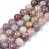 Natural Purple Red Tourmaline  Beads Strands G-N327-02B-01-1