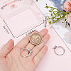 1Pc 925 Sterling Silver Adjustable Ring Findings STER-BBC0006-01-3