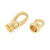 Brass Fold Over Clasps KK-U016-25G-2