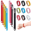 20Pcs 10 Colors 16MM Adjustable Imitation Leather Cord Bracelets BJEW-ME0001-21-1