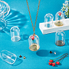 DIY Glass Dome Vial Pendant Making Kit DIY-CA0004-18-4