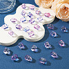 30Pcs Transparent Handmade Lampwork Beads LAMP-TADJ0001-12D-5