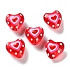 Transparent Glass Enamel Beads LAMP-S068-04B-1
