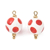 Handmade Porcelain Pendants STAS-Q119-30G-01-1