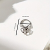 Gothic 316 Surgical Stainless Steel Skull Spider Hoop Nose Rings for Men and Women Party Jewelry EC2073-2