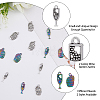 80Pcs 4 Styles Alloy Pendants FIND-DC0003-07-3