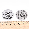 Non-Tarnish 201 Stainless Steel Pendants STAS-T064-38P-14-3