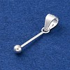 925 Sterling Silver Pendant Bails STER-D301-03S-2