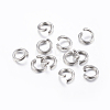 Tarnish Resistant 304 Stainless Steel Open Jump Rings X-STAS-H437-3.5x0.7mm-1