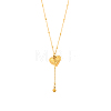 304 Stainless Steel Lariat Necklaces STAS-OY018-26G-1