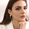 24 Pairs Zinc Alloy Stud Earring & Hoop Earring Sets EJEW-UN0005-42B-5