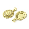 Brass Micro Pave Cubic Zirconia Pendants KK-H472-53I-G-2