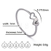 304 Stainless Steel Finger Rings for Women Men FS-WGB974C-66-1