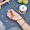 DIY Chain Necklace Making Kits DIY-CA0002-75LG-3