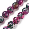 Natural Multi-Color Agate Beads Strands G-A261-B15-14mm-2