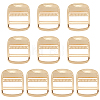 10Pcs Rectangle Alloy Buckles FIND-CY0002-23LG-1