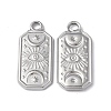 Non-Tarnish 304 Stainless Steel Pendants STAS-C066-23P-1